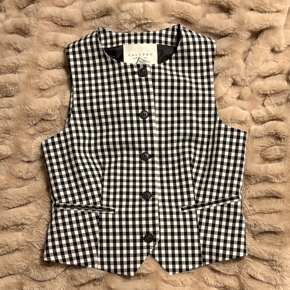 Button Down Vest Top